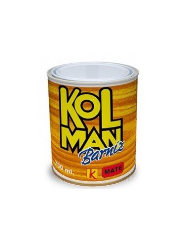 Barniz sintético mate Kolman al disolvente 375 ml.