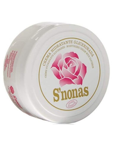 S´nonas crema hidratante glicerinada de 200ml.