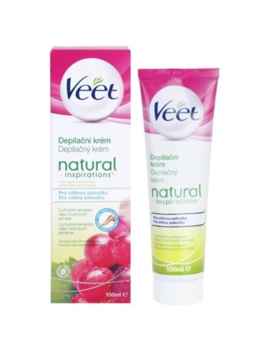 Crema depilatoria Veet natural inspirations para todo tipo de pieles 200ml