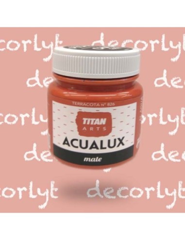 Pintura a la tiza ROJO TERRACOTA ACUALUX 100 ML