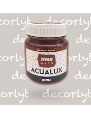 Pintura a la tiza MARRON ACUALUX 100 ML