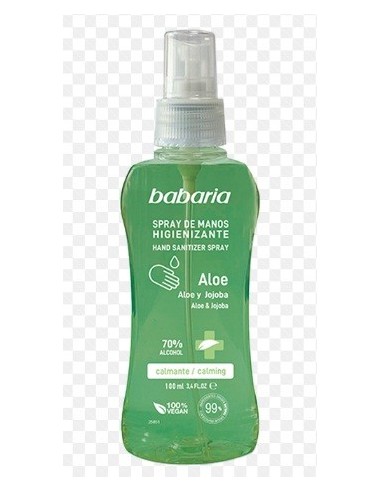 Gel manos higienizante babaria aloe spray 100 ml