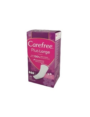 Carefree Plus large Protege-slips 36 Unidades