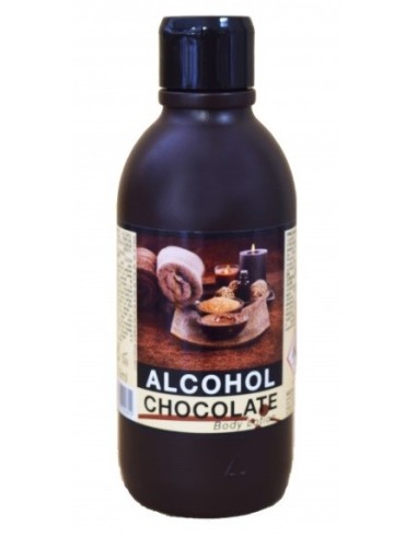 Alcohol de chocolate body lotion masajes relajantes 250 ml