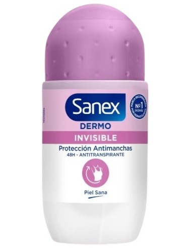 Desodorante Sanex Dermo Invisible rollon 50ml