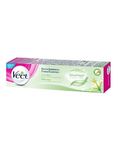 Crema depilatoria Veet con manteca de karité y lirio para pieles secas 200ml