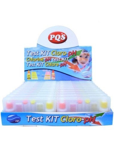 Kit test pH y cloro analizador piscinas PQS