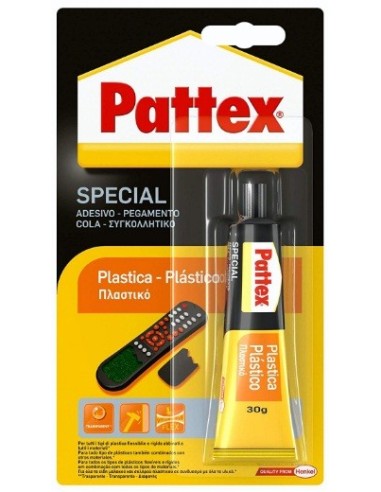 Pegamento Pattex especial plásticos de 30grs.