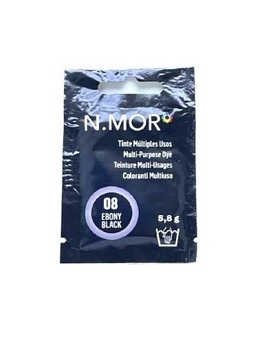 Tinte Ropa N.MOR 08 Ebony Black, contiene 5´8grs.