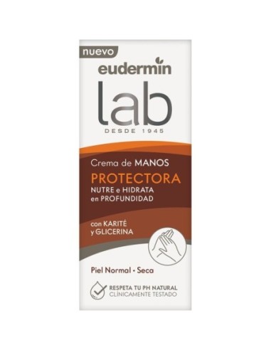 Crema de manos protectora Eudermín, 75ml.