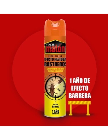 Insecticida Maton efecto residual animales rastreros 600ml