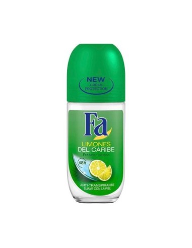 Desodorante Fa limones del caribe frescor exótico rollon 50ml