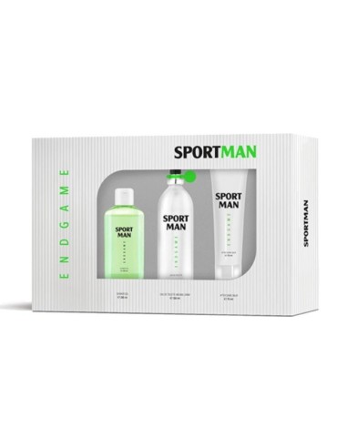 Sportman Endgame estuche hombre colonia+ masaje + gel