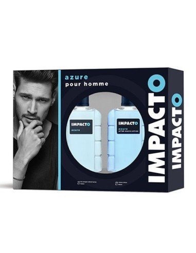 Impacto Azure estuche hombre colonia + masaje