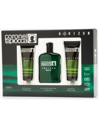 Coronel tapiocca horizon north man set eau de toilette 75 spray+after+gel