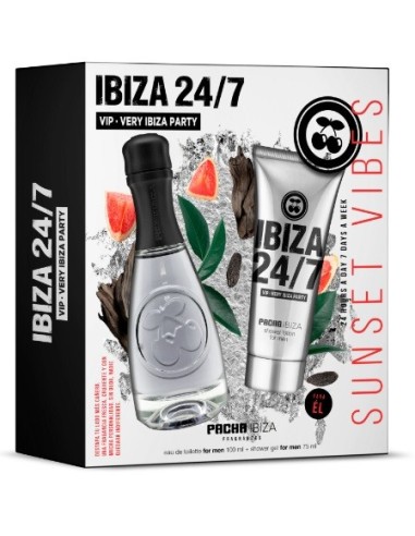 Pacha Ibiza 24/7 VIP hombre estuche colonia + gel