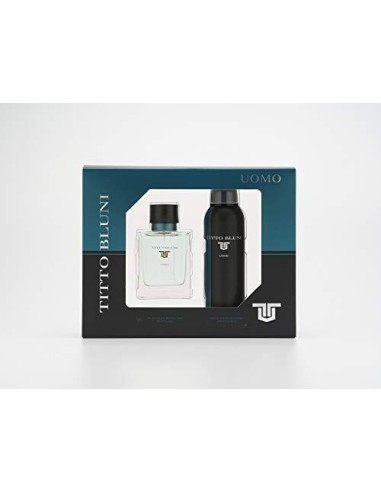 Titto Bluni Uomo estuche eau de toilette 75 ml+desodorante 200 ml