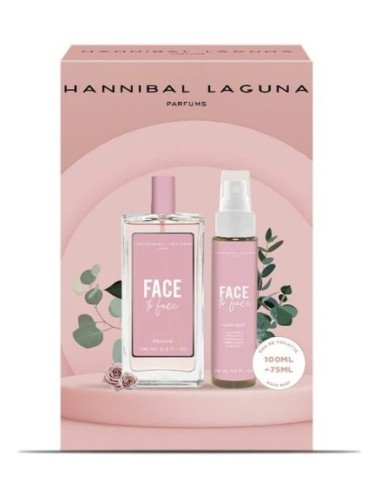 Hannibal laguna face to face set mujer, colonia de 100 ml + hair mist de 75ml.