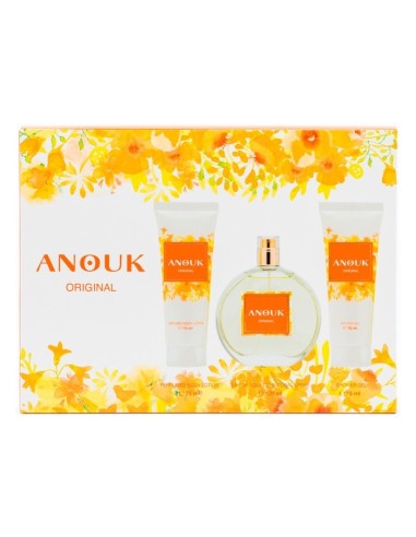 Anouk clásica estuche mujer colonia + body milk + gel ducha