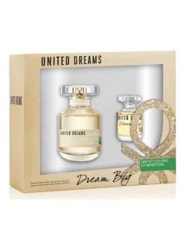 Benetton Dream Big eau de toilette, contiene 50ml + miniatura 6,5ml.