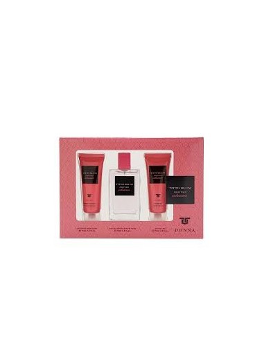 Titto Bluni seduzione mujer set eau toilette 75 ml+gel  75+body 75