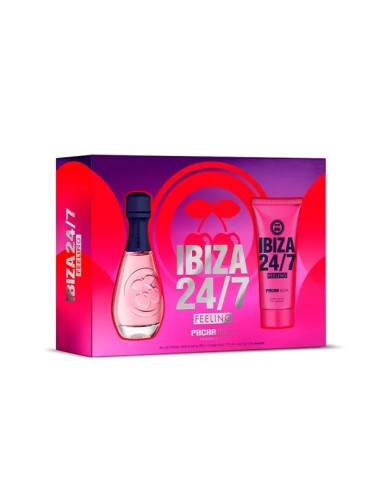 Pacha ibiza 24/7 feeling set mujer edt 80 ml+body 75