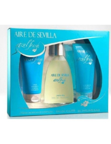 Aire de Sevilla Azul Fresh estuche 150ml eau de toilette + gel + crema 150ml