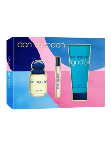 Don Algodón for her estuche eau de toilette 100ml + mini + gel