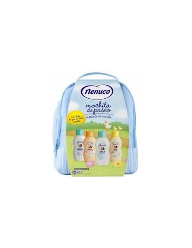 Nenuco Mochila de paseo Azul 200ml eau de toilette + champú 200ml + crema 200ml