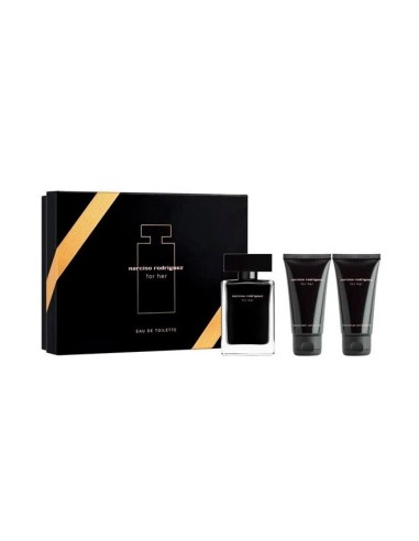 Narciso Rodriguez for her eau de toilette set colonia + leche + gel