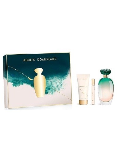 Única de Adolfo Domínguez estuche 100ml eau de toilette + 10ml + crema 75ml