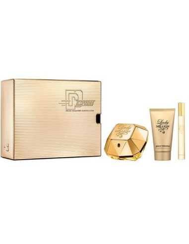 Lady Million by Paco Rabanne estuche 50ml eau de toilette + 10ml + crema 75ml