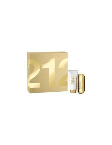 212 Vip for woman de Carolina Herrera estuche 50ml eau de parfum + crema 100ml