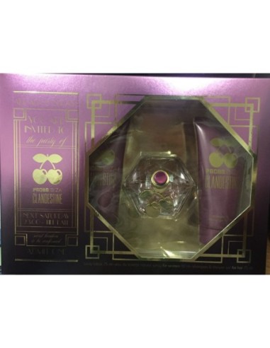 Pacha Ibiza Clandestine estuche 80ml eau de toilette + crema + champú/gel 75ml