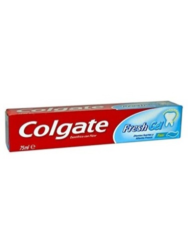 Dentífrico colgate fresh gel con fluor 75 ml.