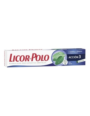 Dentífrico licor del polo accion-3 75 ml.