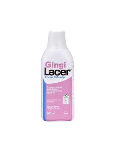 Gingi lacer enjuage bucal colutorio sin alcohol 500ml