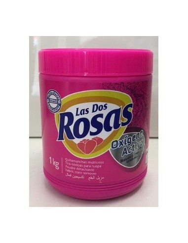 Quitamanchas Las dos rosas oxígeno activo 33 dosis 1 kg.