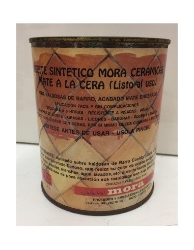 Aceite sintético Mora cerámicas mate a la cera 1 litro.