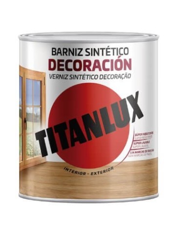 Barniz tinte Titan brillante Nogal 1003, de 250ml.