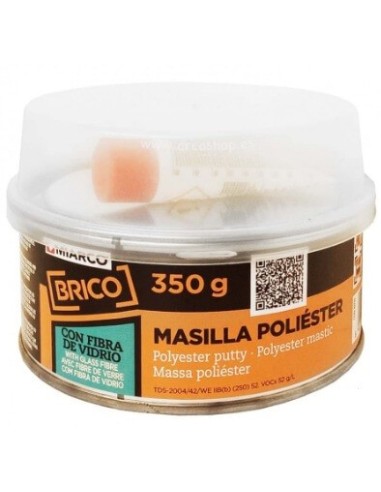 Masilla de fibra de vidrio + catalizador 350grs.