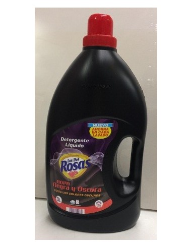 Detergente Las dos rosas gel ropa negra y oscura 36 dosis