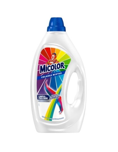 Detergente gel Micolor adios al separar 30 dosis