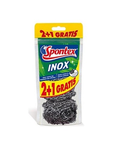 Estropajo Spontex Inoxidable 2+1Gratis