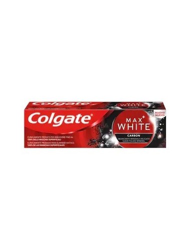 Dentífrico Colgate Max White carbón 75ml.