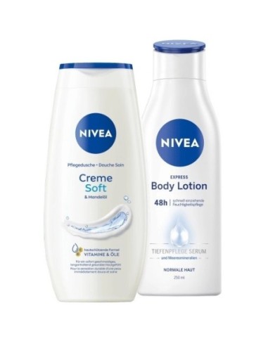 Nivea Gympack necesser +loción corporal +gel ducha +desodorante +desmaquillador