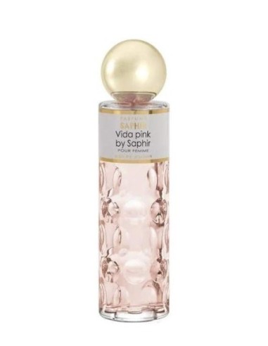 Colonia de Saphir "Vida Pink" de 200ml vaporizador eau de toilette.