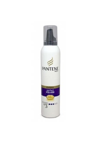 Espuma Pantene perfect volumen fijación nº3 de 200ml.