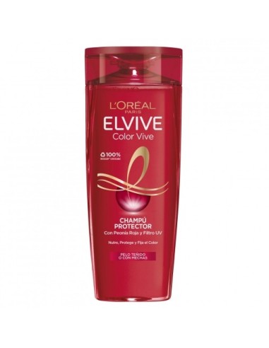 Champú l´Oreal Elvive color vive para cabellos teñidos 370ml