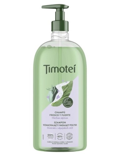 Champú Timotei hierbas dosificador 750ml.